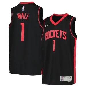 John Wall Houston Rockets Premium Nike Youth 2020/21 Swingman Player Jersey Earned Edition Black