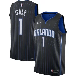 Jonathan Isaac Orlando Magic Eye - catching Nike Youth Swingman Jersey Icon Edition Black