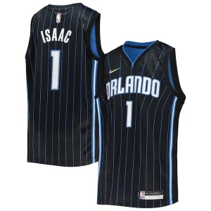 Jonathan Isaac Orlando Magic Nike Youth Unique 2021/22 Diamond Swingman Jersey Icon Edition Black
