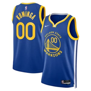 Jonathan Kuminga Golden Unique State Warriors Nike Unisex 2022/23 Swingman Badge Player Jersey Icon Edition Royal