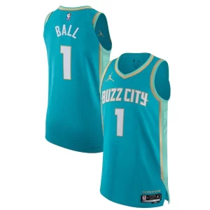 Jordan Brand LaMelo Ball Charlotte Hornets Authentic Jersey City Edition Teal Eye - catching