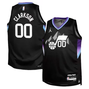 Jordan Clarkson Utah Jazz Jordan Brand Gorgeous Youth Swingman Jersey Statement Edition Black