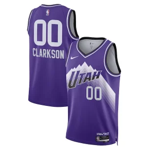 Jordan Clarkson Utah Jazz Nike Unisex 2023/24 Swingman Jersey Fabulous Purple City Edition