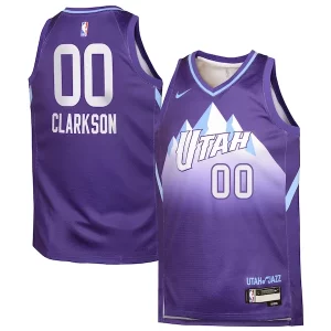 Jordan Clarkson Utah Jazz Nike Youth Trendy 2024/25 Swingman Player Jersey City Edition Purple