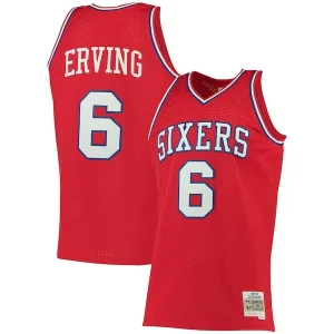 Julius Erving Philadelphia Trendy 76ers 1982/83 Big & Tall Hardwood Classics Swingman Jersey Red