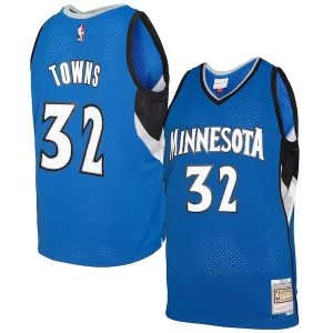 Karl Anthony Towns Elegant Minnesota Timberwolves 2015/16 Swingman Jersey Blue