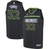 Karl Anthony Towns Minnesota Timberwolves Elegant Jordan Brand Youth Swingman Jersey Statement Edition Black