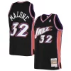 Karl Malone Utah Jazz 2001/02 Hardwood Classics Eye - catching Swingman Jersey Black