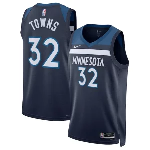 Karl Trendy Anthony Towns Minnesota Timberwolves Nike Unisex Swingman Jersey Icon Edition Navy