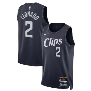 Kawhi Leonard LA Clippers Gorgeous Nike Unisex 2023/24 Swingman Jersey Navy City Edition
