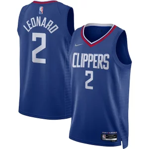 Kawhi Leonard LA Clippers Nike 2021/22 Diamond Swingman Jersey Icon Edition Royal Stylish