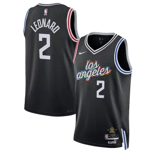 Kawhi Leonard LA Clippers Trendy Nike Unisex 2022/23 Swingman Jersey City Edition Black