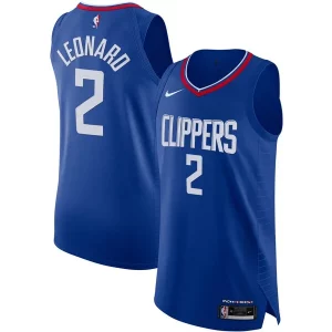 Kawhi Leonard LA Elegant Clippers Nike Authentic Jersey Association Edition Royal