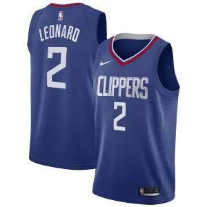 Kawhi Leonard LA Stylish Clippers Nike 2019/20 Swingman Jersey Blue Icon Edition