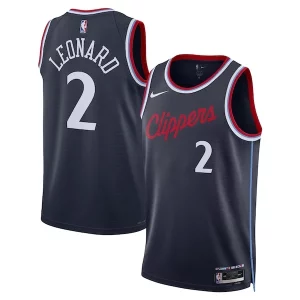 Kawhi Stylish Leonard LA Clippers Nike Unisex 2024/25 Swingman Jersey Navy Icon Edition
