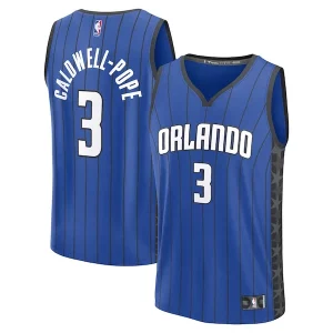 Kentavious Caldwell Pope Orlando Magic Fast Break Replica Player Jersey Statement Edition Blue Unique