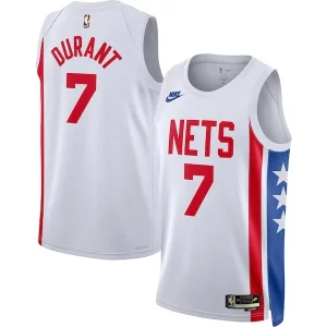 Kevin Durant Brooklyn Nets Nike Swingman Jersey Classic Elegant Edition White