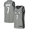 Kevin Durant Brooklyn Nets Nike Swingman Player Chic Jersey Statement Edition Gray/Blue