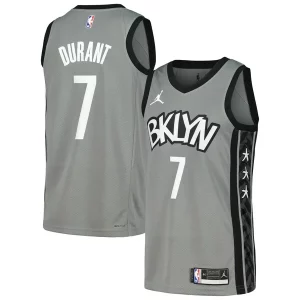 Kevin Durant Brooklyn Nets Nike Swingman Player Chic Jersey Statement Edition Gray/Blue
