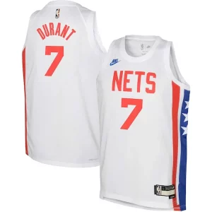 Kevin Durant Brooklyn Nets Nike Youth 2022/23 Swingman Jersey White Classic Unique Edition