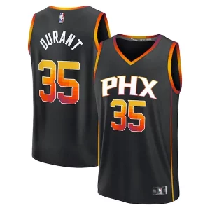 Kevin Durant Phoenix Premium Suns Fast Break Replica Player Jersey Statement Edition Black