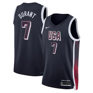 Kevin Durant USA #7 Nike 2024 Swingman Unique Player Jersey Navy
