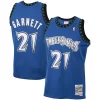 Kevin Garnett Minnesota Timberwolves 2001/02 Hardwood Classics Swingman Jersey Blue Premium