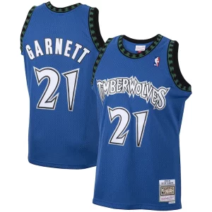 Kevin Garnett Minnesota Timberwolves 2001/02 Hardwood Classics Swingman Jersey Blue Premium