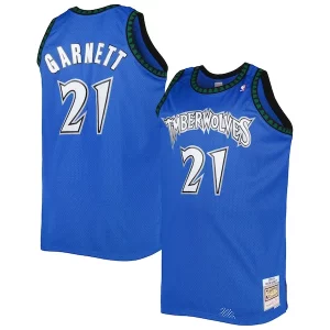 Kevin Garnett Minnesota Timberwolves Big & Tall Hardwood Classics Gorgeous 2003/04 Swingman Jersey Blue