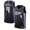 Kevin Huerter Elegant Sacramento Kings Nike Unisex Swingman Jersey Association Edition Black