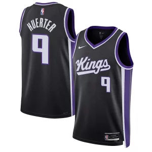 Kevin Huerter Elegant Sacramento Kings Nike Unisex Swingman Jersey Association Edition Black