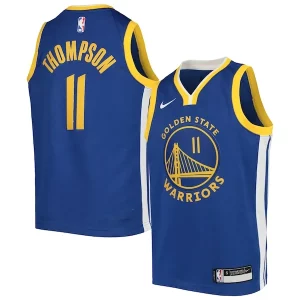 Klay Thompson Golden State Warriors Nike Youth Team Swingman Elegant Jersey Icon Edition Blue