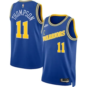 Klay Thompson Golden State Warriors Trendy Nike Swingman Jersey Classic Edition Blue
