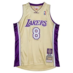 Kobe Bryant Los Angeles Lakers Hall of Fame Stylish Class of 2020 #8 Authentic Jersey Gold/Purple