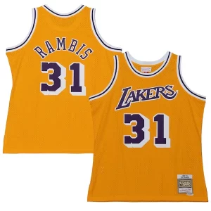 Kurt Rambis Los Angeles Lakers 1984/85 Swingman Chic Jersey Gold
