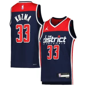 Kyle Kuzma Washington Wizards Jordan Brand Youth Elegant Swingman Jersey Statement Edition Navy