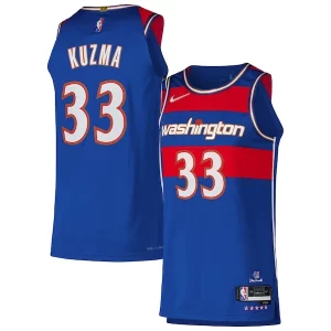 Kyle Kuzma Washington Wizards Nike Authentic Player Jersey Gorgeous City Edition Royal