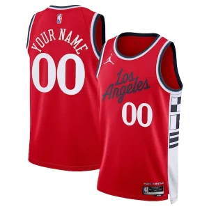 LA Clippers Jordan Brand Unisex 2024/25 Custom Swingman Jersey Unique Statement Edition Red