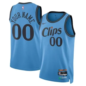 LA Clippers Nike Unisex 2024/25 Custom Swingman Jersey Chic City Edition Light Blue
