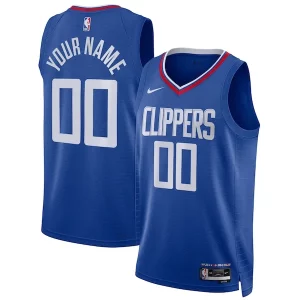 LA Clippers Nike Unisex Swingman Fabulous Custom Jersey Royal Icon Edition
