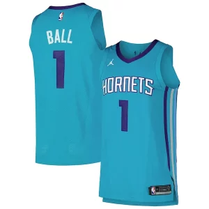 LaMelo Ball Charlotte Hornets Jordan Brand Chic Authentic Player Jersey Icon Edition Teal