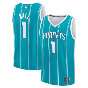 LaMelo Ball Charlotte Hornets Youth Fast Break Replica Player Jersey Icon Edition Teal Stylish