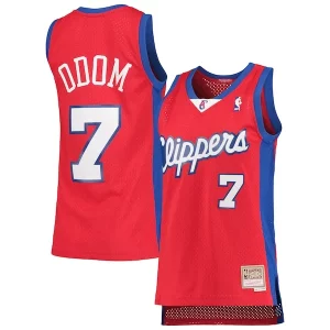 Lamar Odom LA Clippers Women's 2000/01 Hardwood Classics Swingman Jersey Red Fabulous