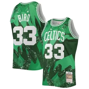 Larry Bird Boston Celtics Hardwood Classics 1985/86 Hyper Hoops Swingman Elegant Jersey Kelly Green