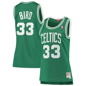 Larry Bird Boston Stylish Celtics Women's 1985 86 Hardwood Classics Swingman Jersey Kelly Green