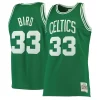 Larry Bird Boston Celtics Hardwood Classics Swingman Jersey Kelly Green/White Premium