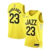 Lauri Markkanen Utah Jazz Chic Nike Unisex Swingman Jersey Association Edition Gold