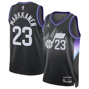 Lauri Markkanen Utah Jazz Jordan Brand Unisex Premium 2024/25 Swingman Jersey Statement Edition Black