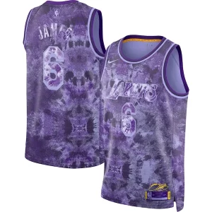 LeBron James Chic Los Angeles Lakers Nike Unisex Select Series Swingman Jersey Purple