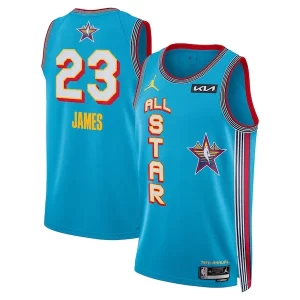LeBron James Jordan Brand Unisex 2025 NBA Eye - catching All Star Game Swingman Player Jersey Light Blue